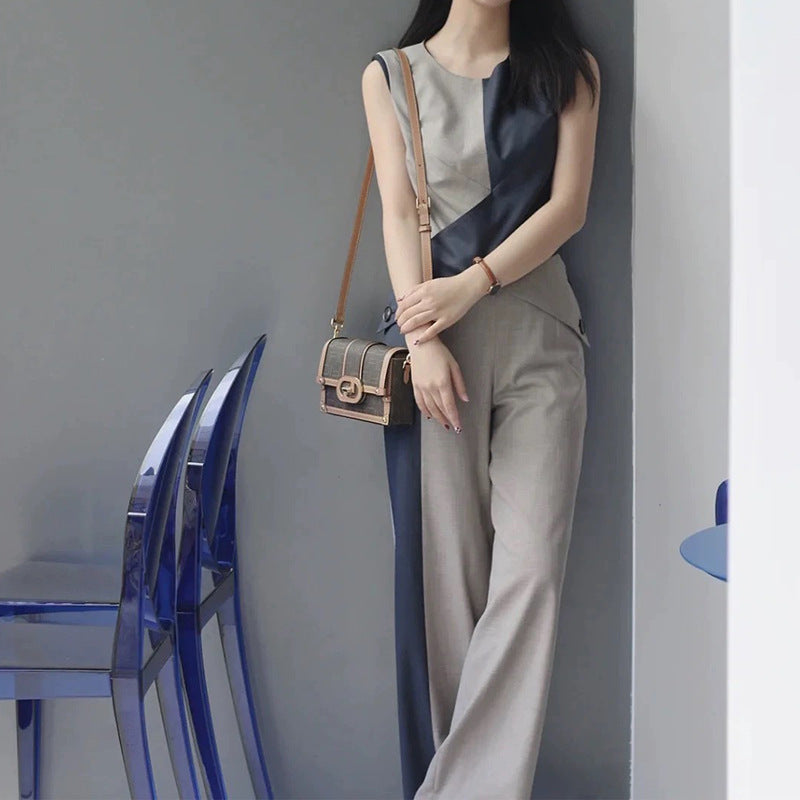 Two-Piece Pantsuit Front View